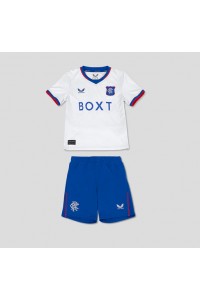 Rangers Babytruitje Uit tenue Kind 2024-25 Korte Mouw (+ Korte broeken)